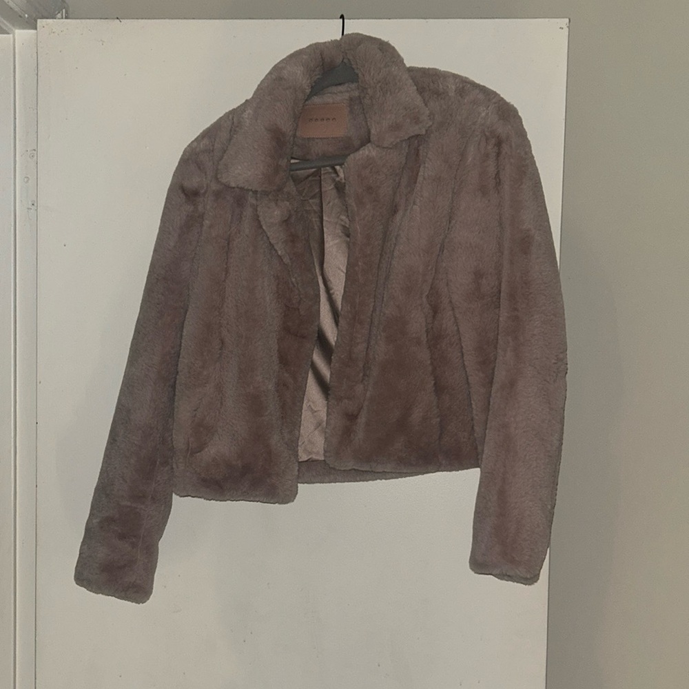 Faux Fur Mauve Jacket